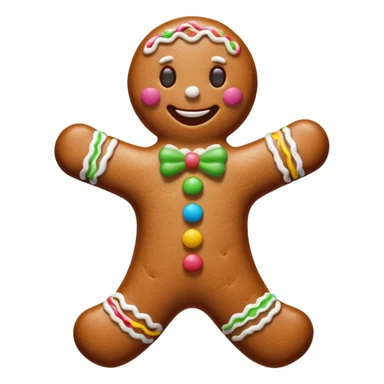 Gingerbread stylised sticker