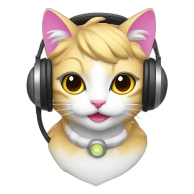 gay femboy radio cat sticker