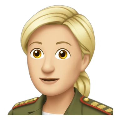 Marine lepen sticker