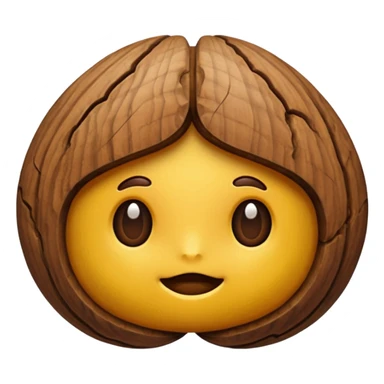 walnut emoji sticker