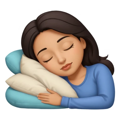 Latina baddie sleeping sticker