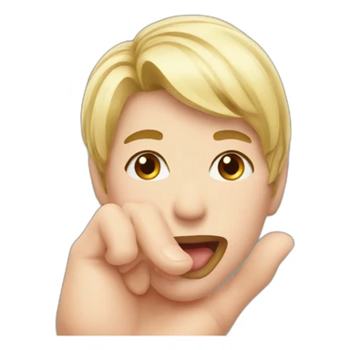 Flying Kiss  sticker