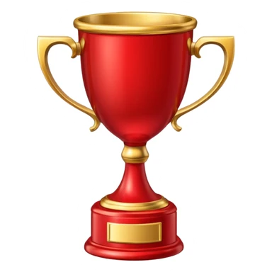 red prize cup  sticker