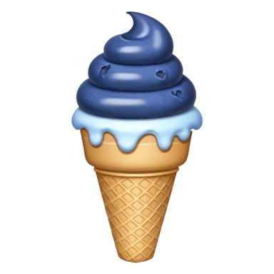 icecream-cone-blueberries sticker