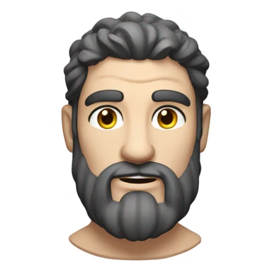 Greek god white handsome sticker