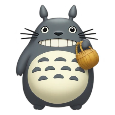 Totoro and Spirited away mix sticker