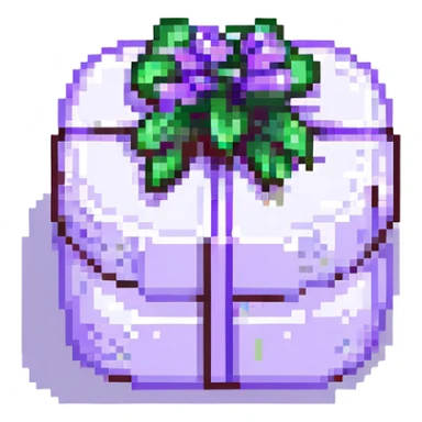 A lavender gift present for a woman sticker