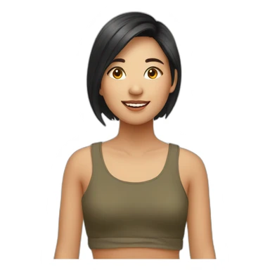 Sandi - Myanmar girl sticker