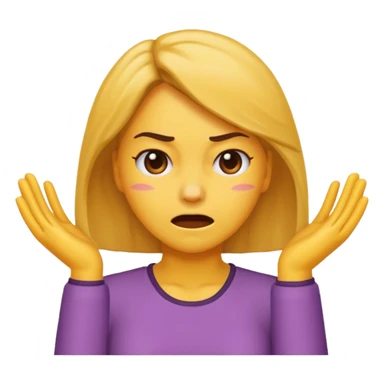 generate an emoji of a woman head smacking herself sticker