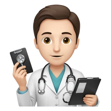 a doctor with a stethoscope holding a large bill or money, looking greedy or smug, symbolizing high charges sticker