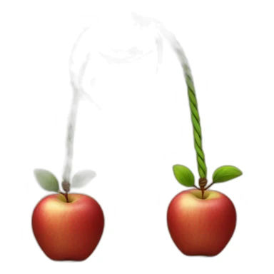 Tied to an Apple sticker