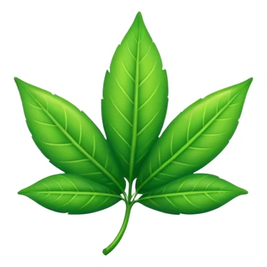 Emoji green nature  sticker