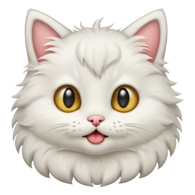 a kitten that looks so stupid and derpy sticker