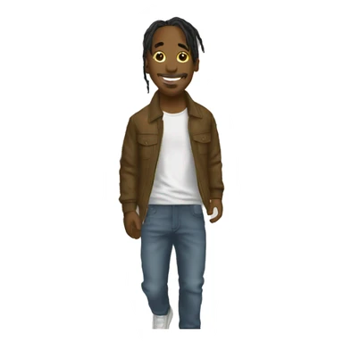 Travis Scott buying a product  sticker