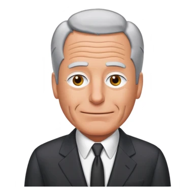 Create an emoji of Epstein waving to the camera in Family Guy style but make it especially like Epstein and not like all old guys sticker