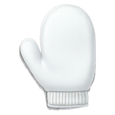 White mittens  sticker