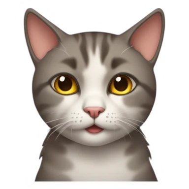 Huh cat sticker