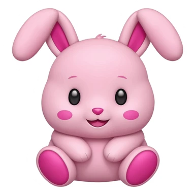 Pink Labubu doll sticker