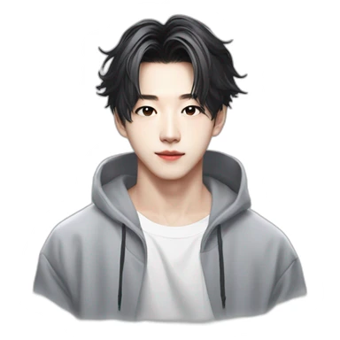 hwang hyunjin from stray kids sticker