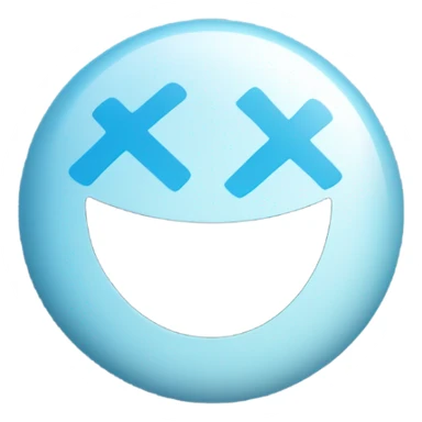 Emoji blue check mark sticker