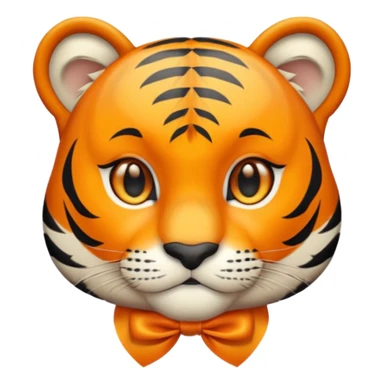 cute tiger wins medal sticker