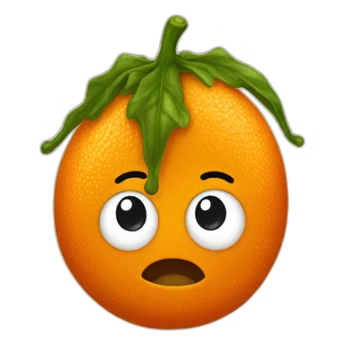 orange-pickle sticker
