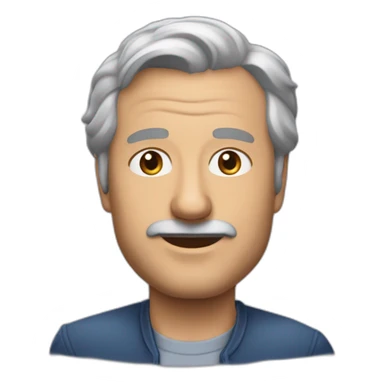 Jean claude vandane sur un oignion sticker