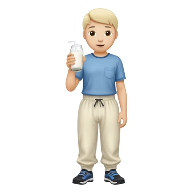 молоко в багги штанах sticker