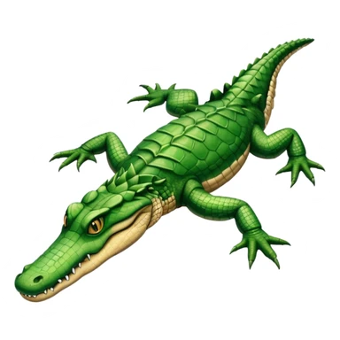 Dead alligator that flipped over on its back sticker