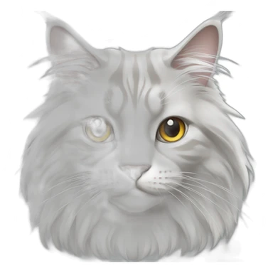silver-white-maine-coon sticker