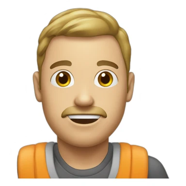 Caca avec un concombre sticker