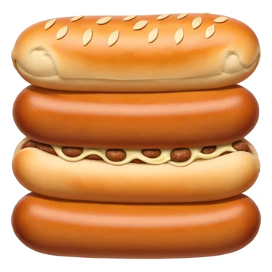 Sausage in dough, Russian  sticker