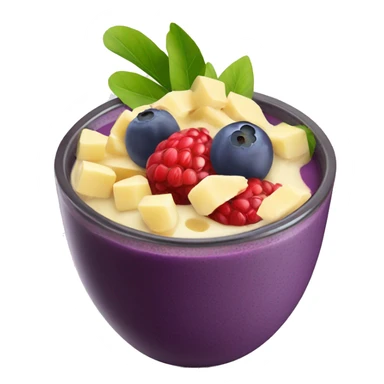 acai smoothie fruit bowl sticker