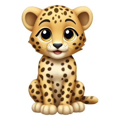 Baby cheetah  sticker