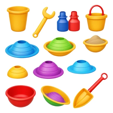 sand toys sticker