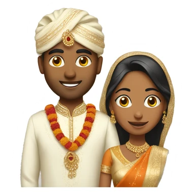 Indian wedding sticker