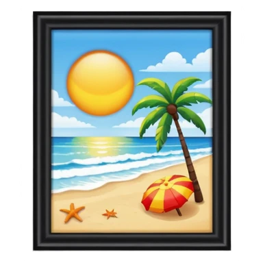 thumbnail picture mac os, painting on wall, beach sticker