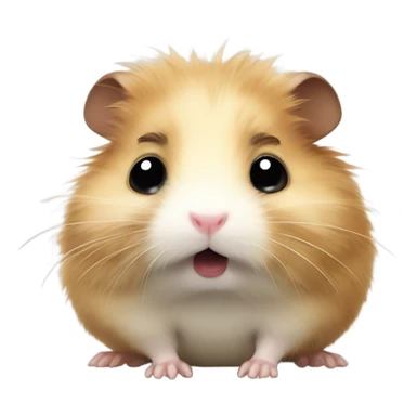 Coughing hamster sticker
