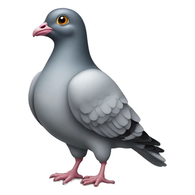 pigeon with cow udders sticker
