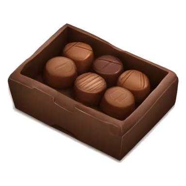 cute box of chocolates  sticker