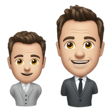 Ant and dec emoji sticker
