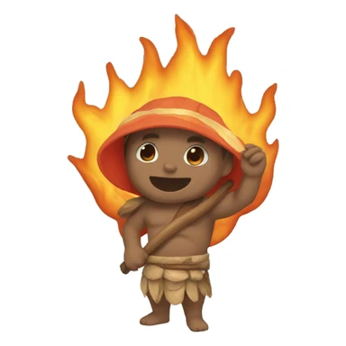 Água e fogo sticker