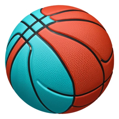 basketball (#00A3E0) and red (#F9423A) sticker