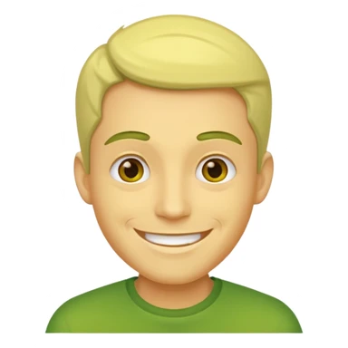 Yeşil sarı adam sticker