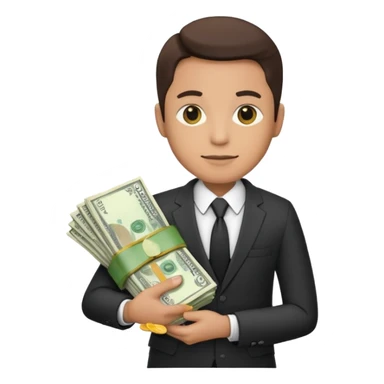 cash character sticker