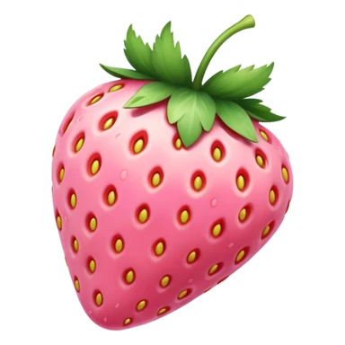 Light pink strawberry sticker
