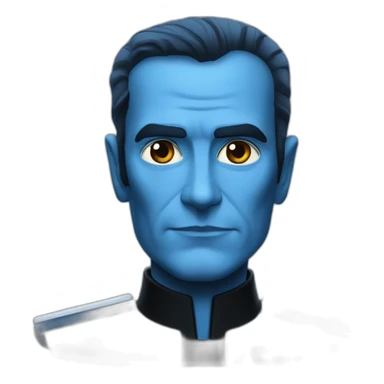 Admiral Thrawn blue sticker