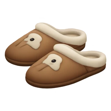 cozy slippers sticker