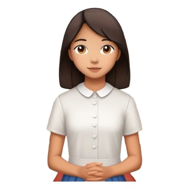 singaporean church girl sticker