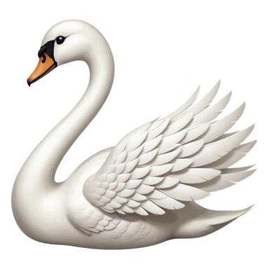 Swan sticker